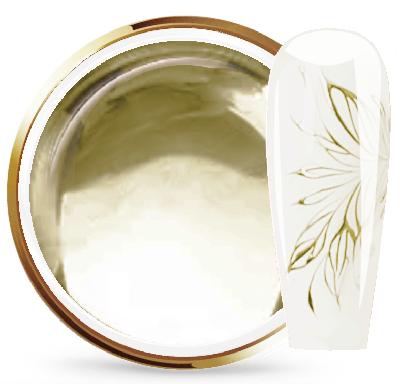 JUSTNAILS Painting MIRROR Gel - Gold
