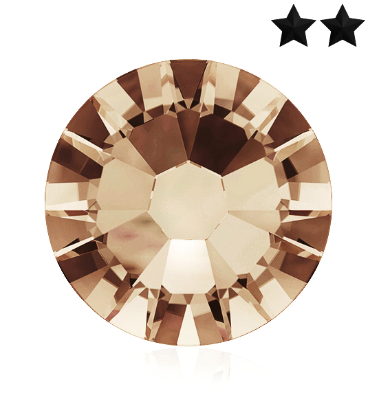 Kristall Rhinstones High Quality - Light Colorado Topaz