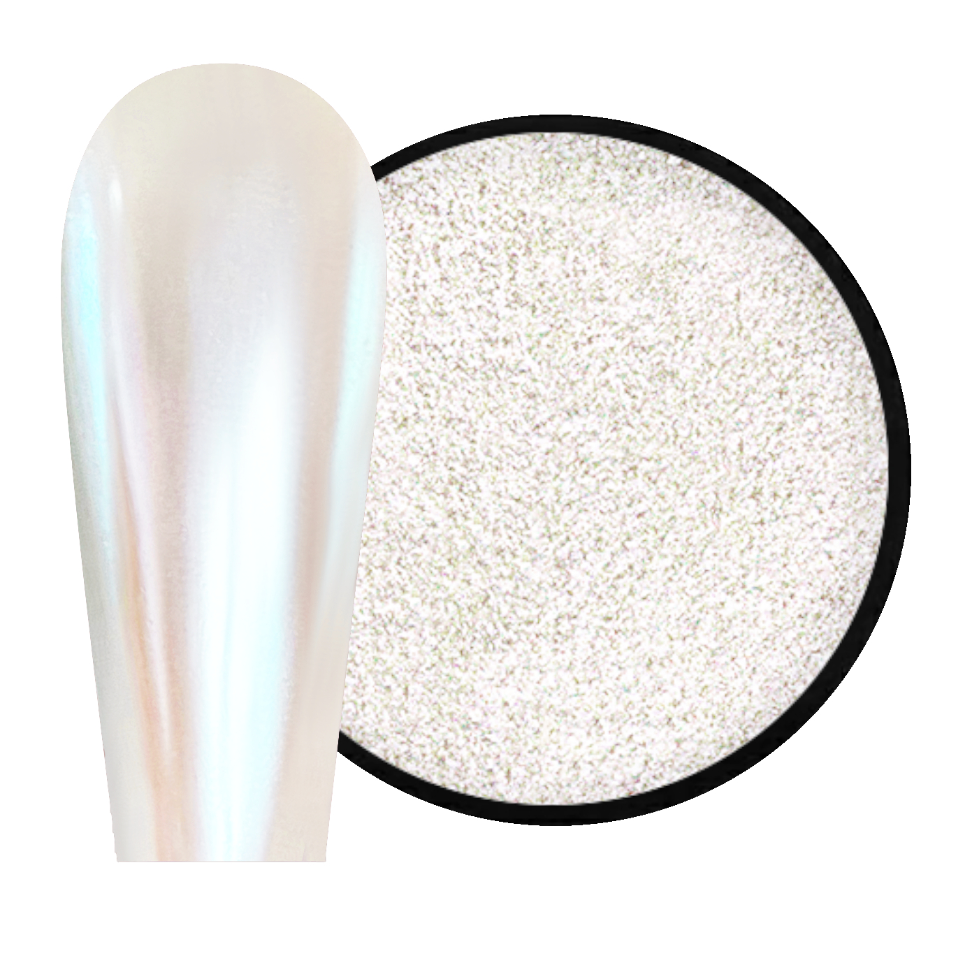 JUSTNAILS Glamour Polarlights Pigment - Champagner Eyes