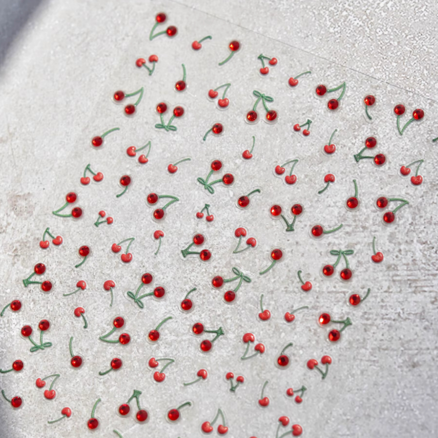 JUSTNAILS Cherry 5D Sticker Strass