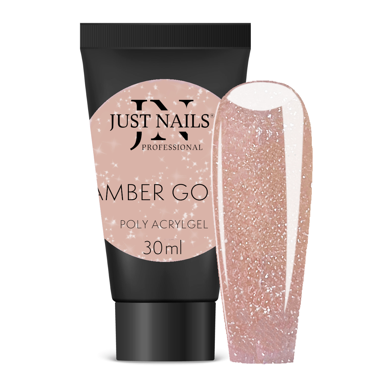 JUSTNAILS Polygel - Amber Gold