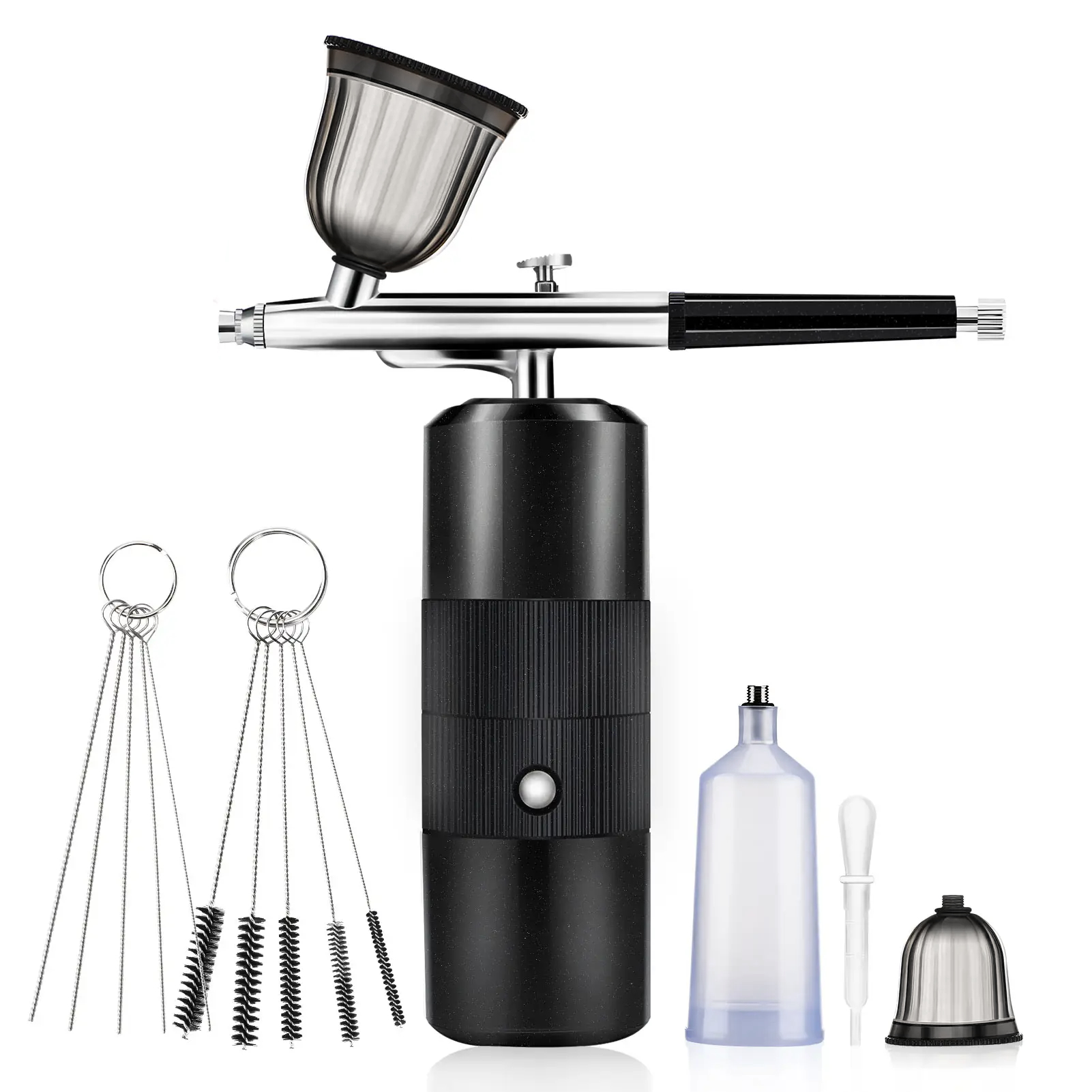JUSTNAILS Air Brush Gerät Portable black mit Akku