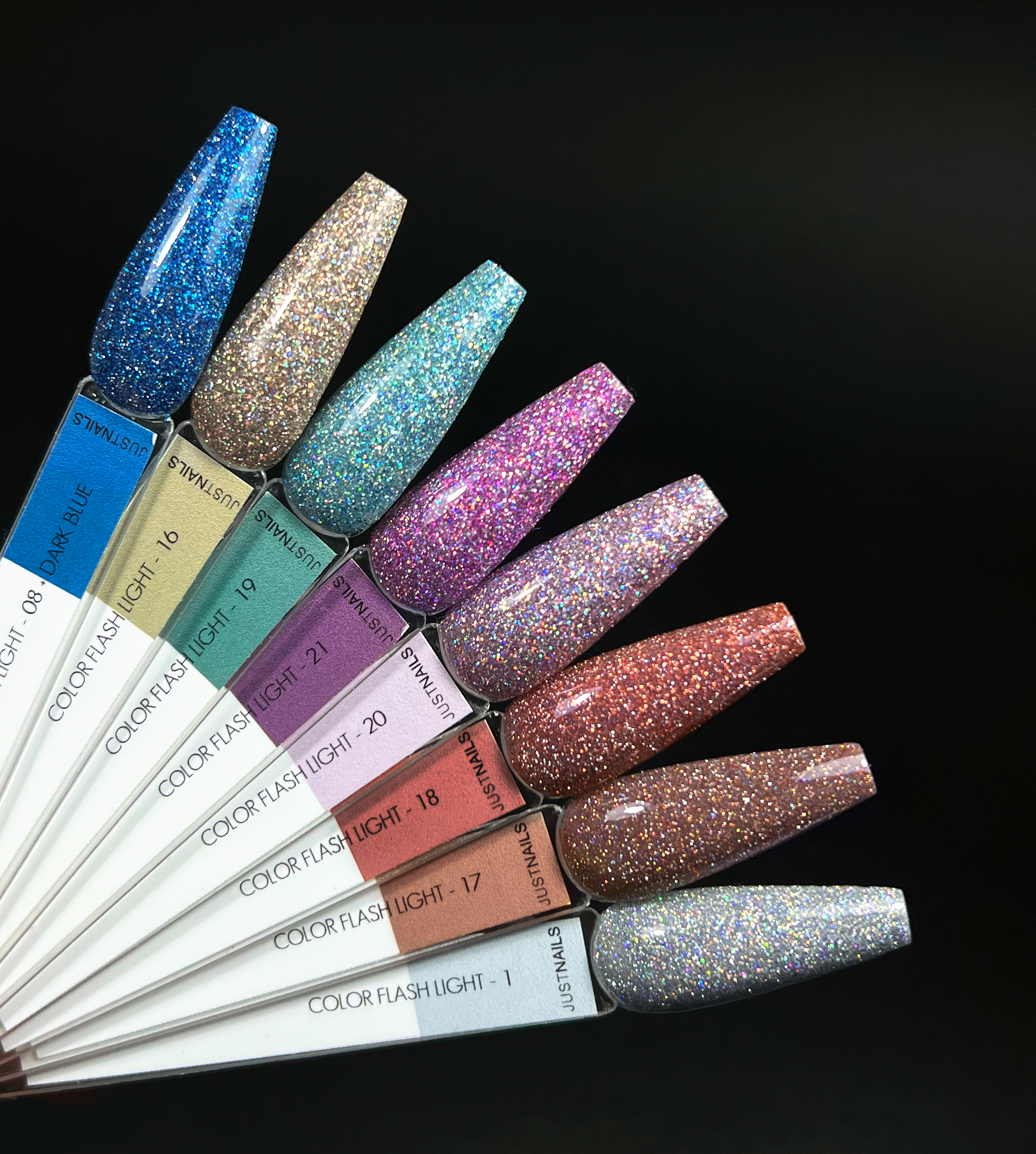 JUSTNAILS Gel Polish Color - Flash Light 16 -  Shellac Soak-off