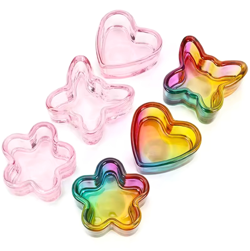 JUSTNAILS Dappen Dish Glas für Acryl Liquid