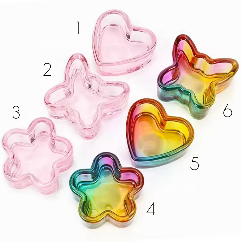 JUSTNAILS Dappen Dish Glas für Acryl Liquid