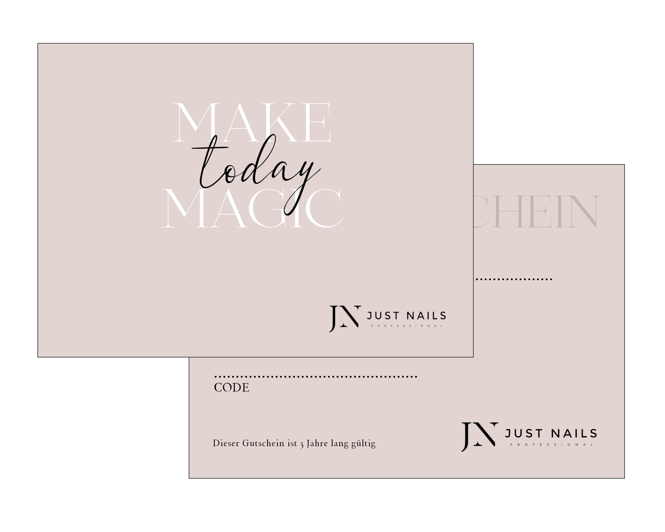 Geschenkgutschein JUSTNAILS