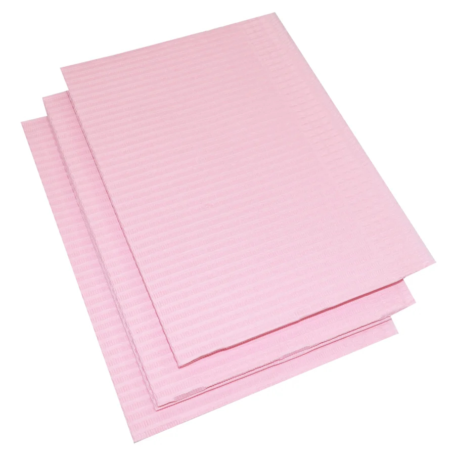 JUSTNAILS 50x Einweg Tischunterlagen Servietten rosa