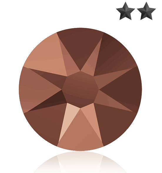 Kristall Rhinstones High Quality - Dark Rose Gold