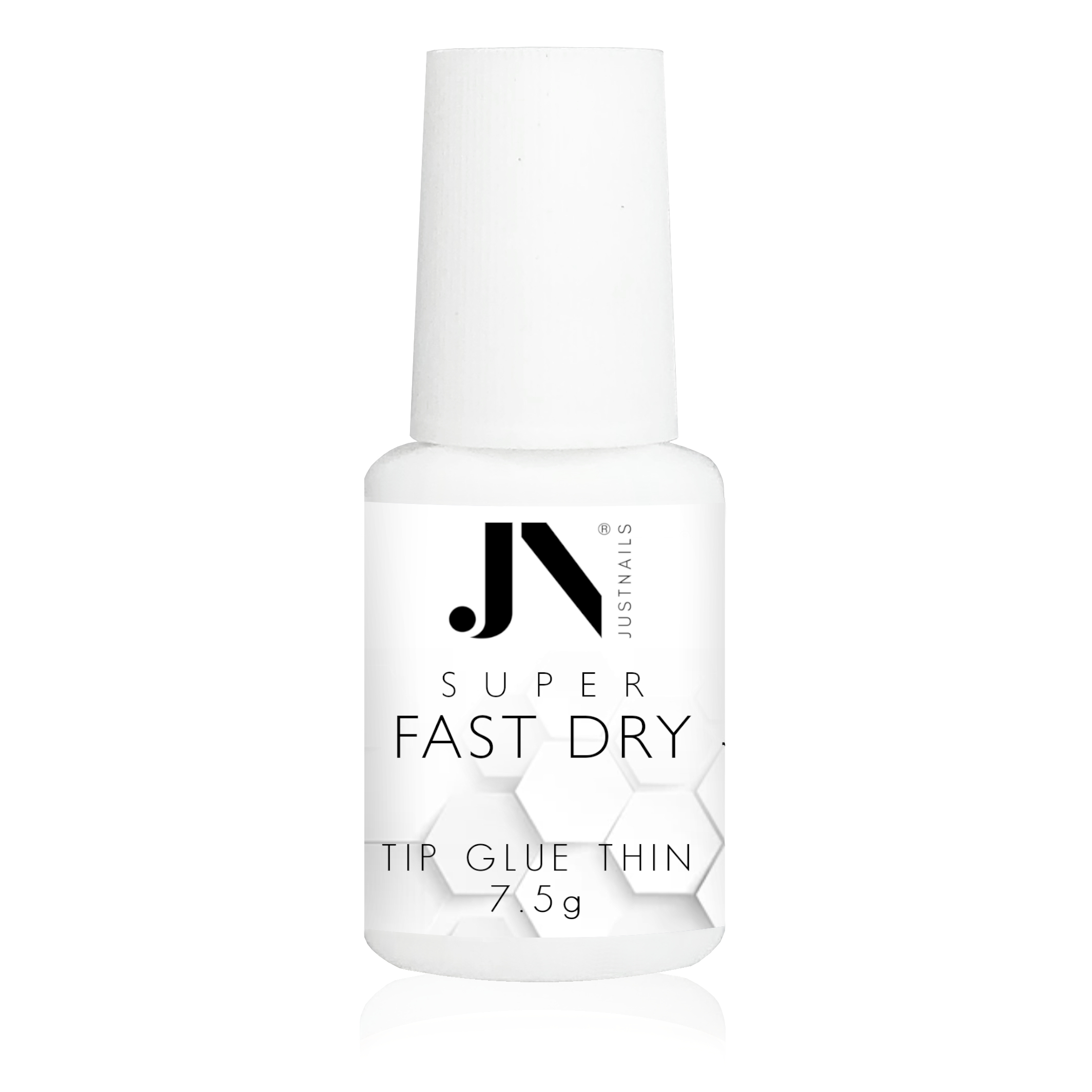JUSTNAILS Tip Kleber SUPER FAST DRY Nagelkleber in Pinselflasche 10g