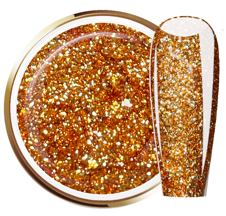 JUSTNAILS Glittergel - Christmas Evening