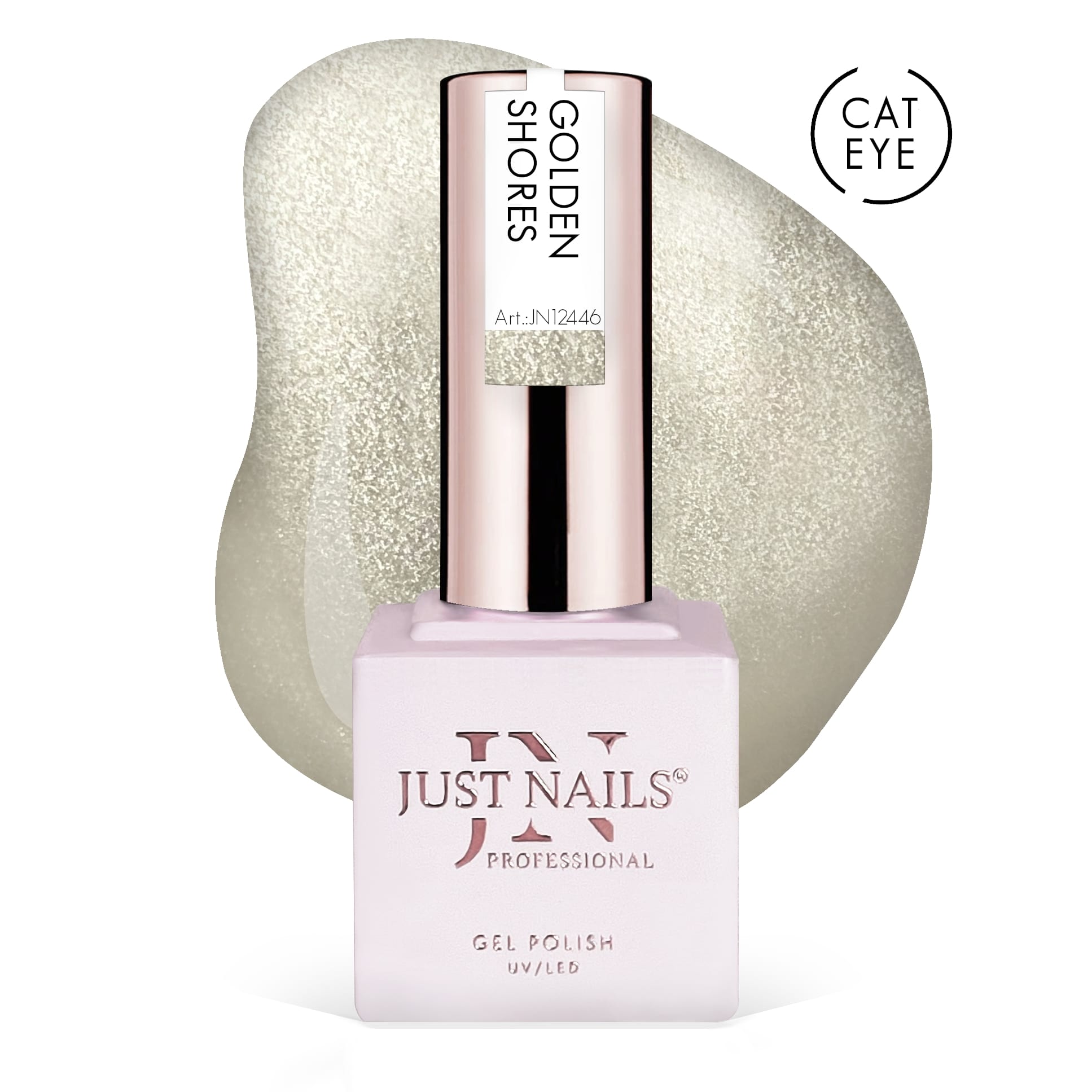 JUSTNAILS Polish Gel 5D Cat Eye  - GOLDEN SHORES