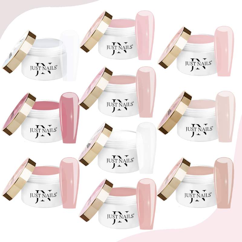 JUSTNAILS PRO Honey CREAM & EXTREME Builder Set