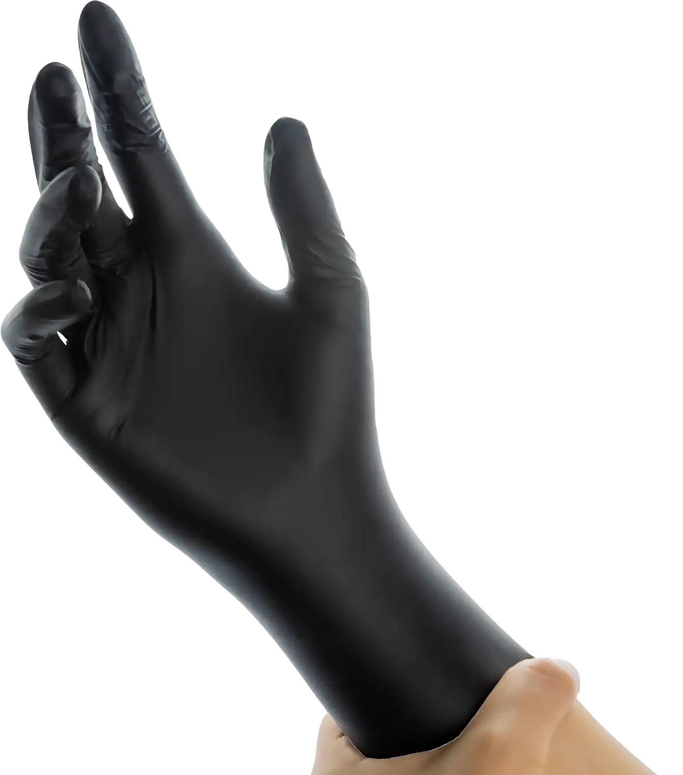 QUANTUS Nitril Black Handschuhe Puderfrei 100 Stück