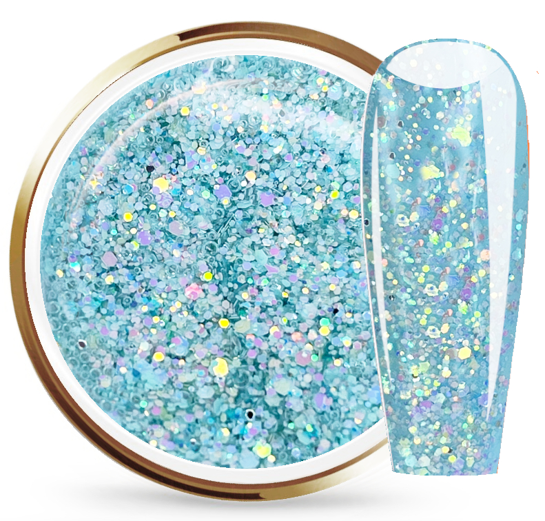 JUSTNAILS Glittergel - Summer Cocktail