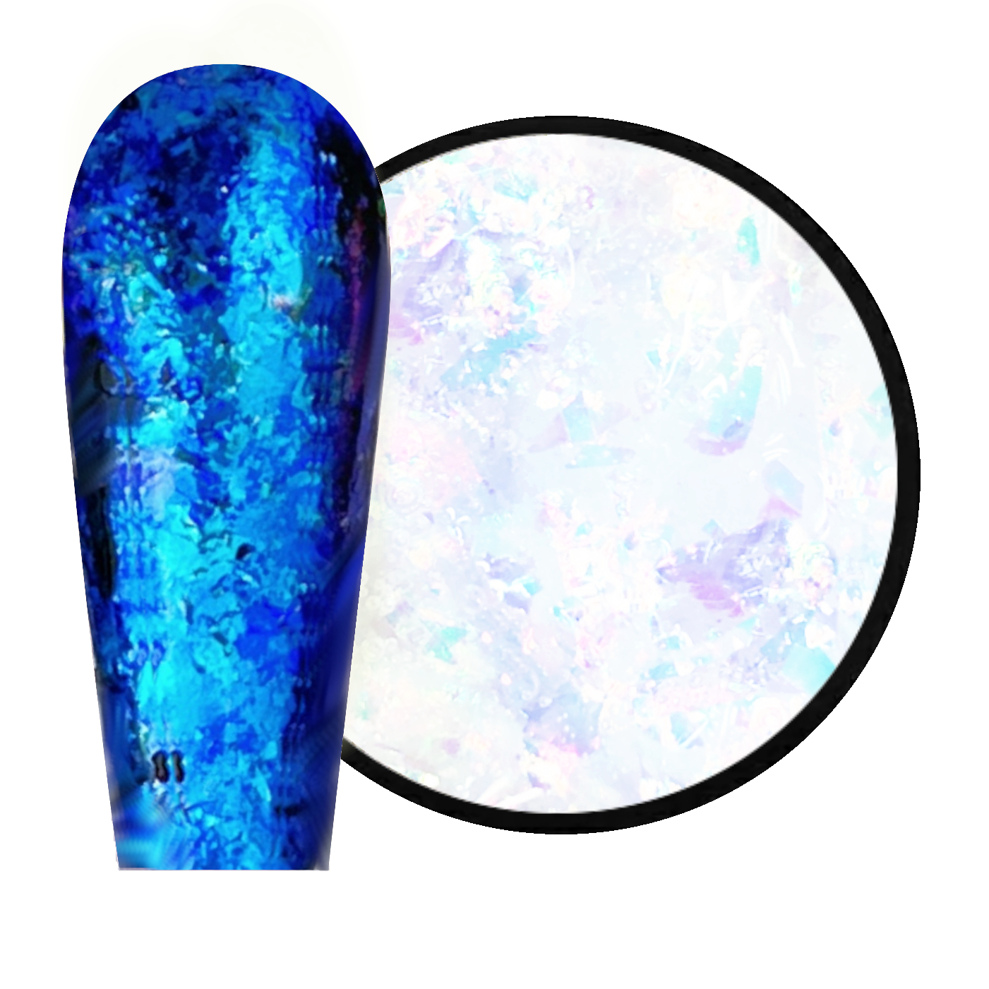 JUSTNAILS Mermaid Crushed Flakes No.8