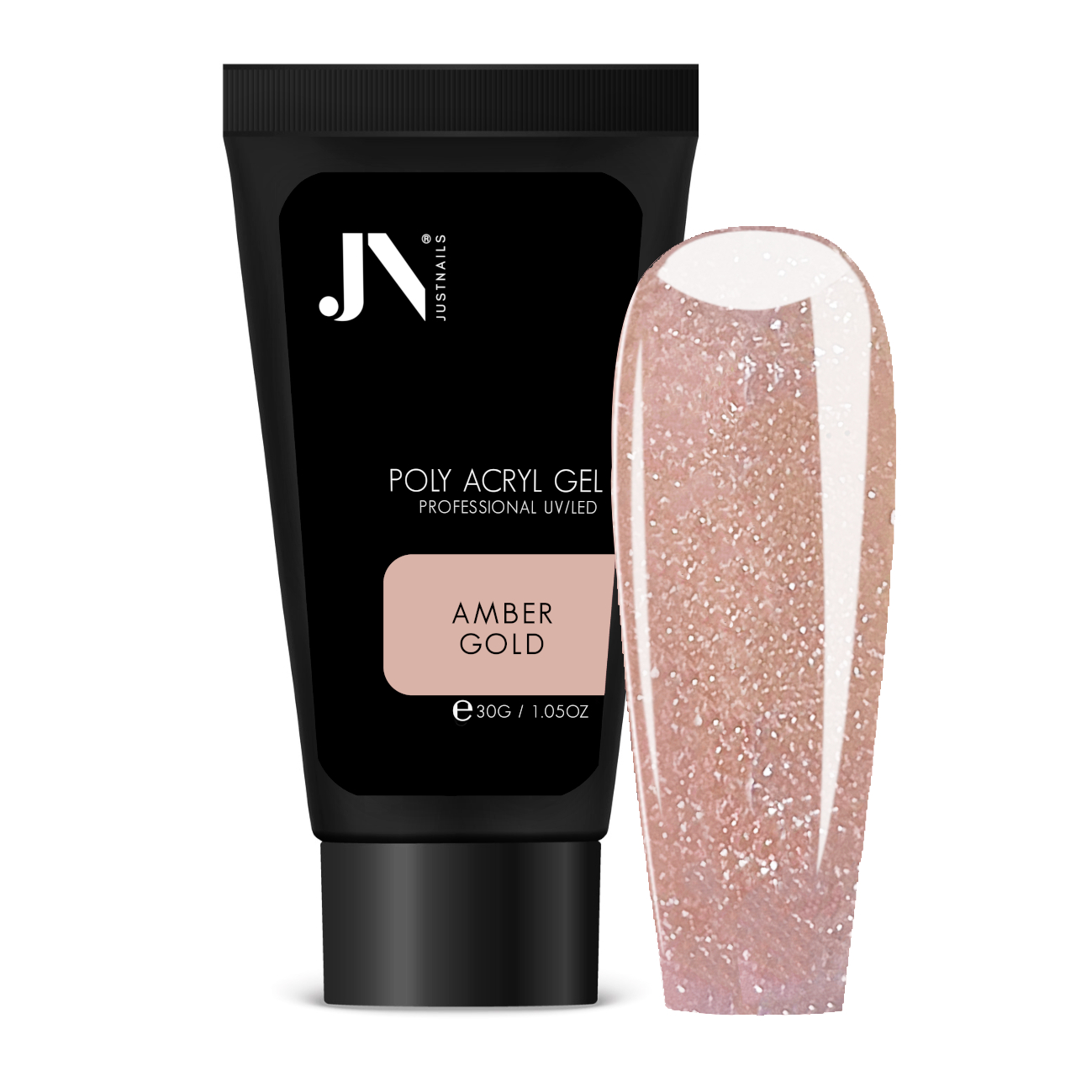 JUSTNAILS Polygel - Amber Gold