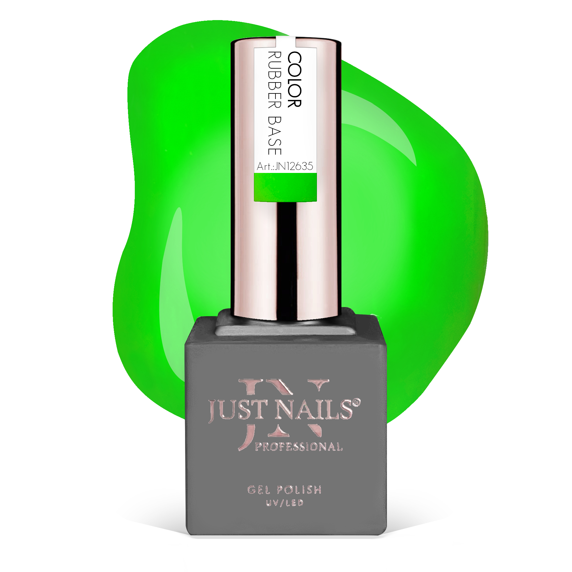 JUSTNAILS Pro Rubber Builder - ELECTRIC AURA -  Shellac Hybrid Soak-off