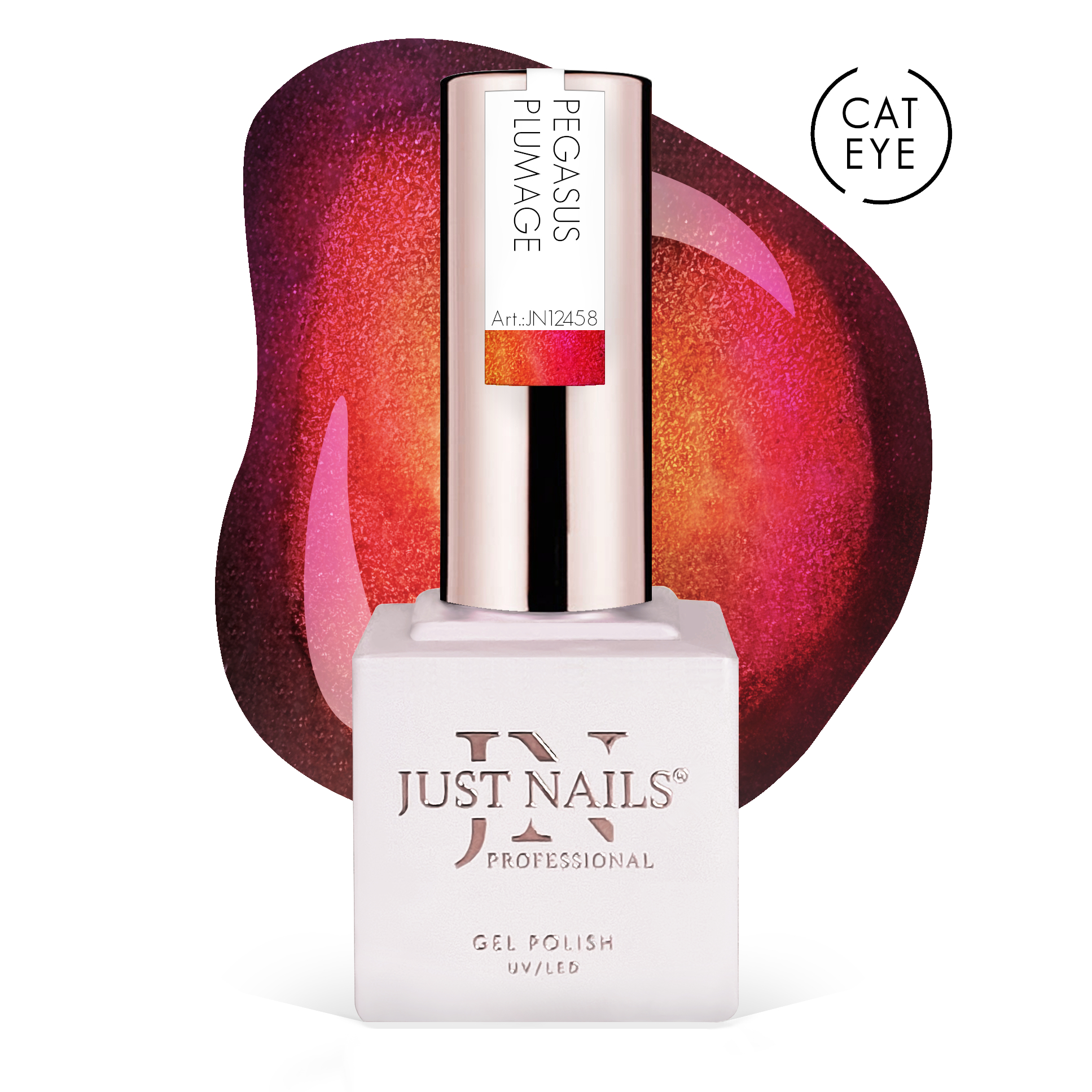 JUSTNAILS Polish Gel 5D Cat Eye  - PEGASUS PLUMAGE