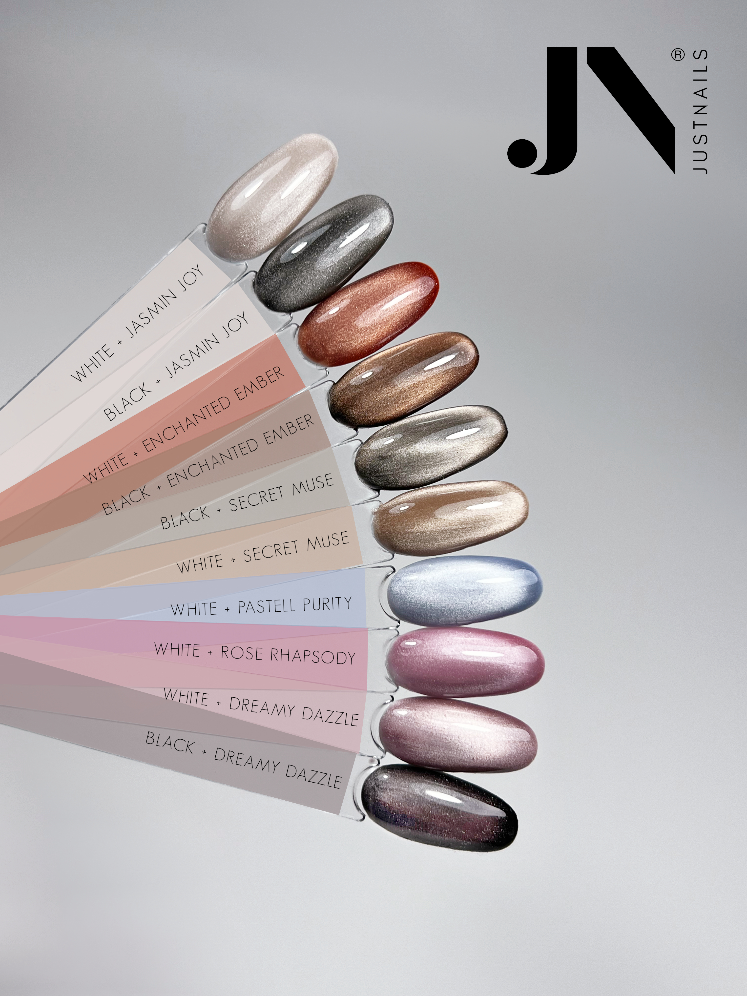 JUSTNAILS Polish Gel 5D Cat Eye  - PASTEL PURITY