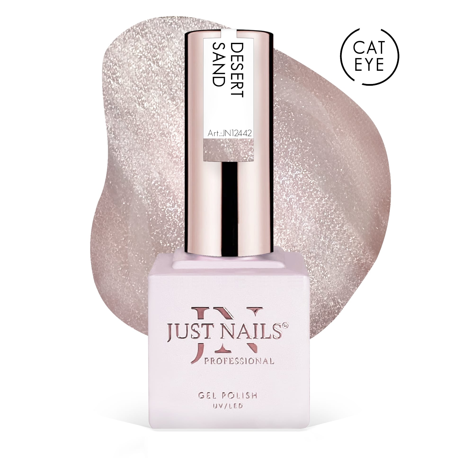JUSTNAILS Polish Gel 5D Cat Eye  - DESERT SAND