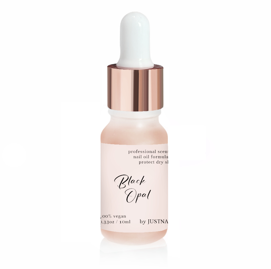 JUSTNAILS Premium Protect Nagelöl - Black Opal 10ml