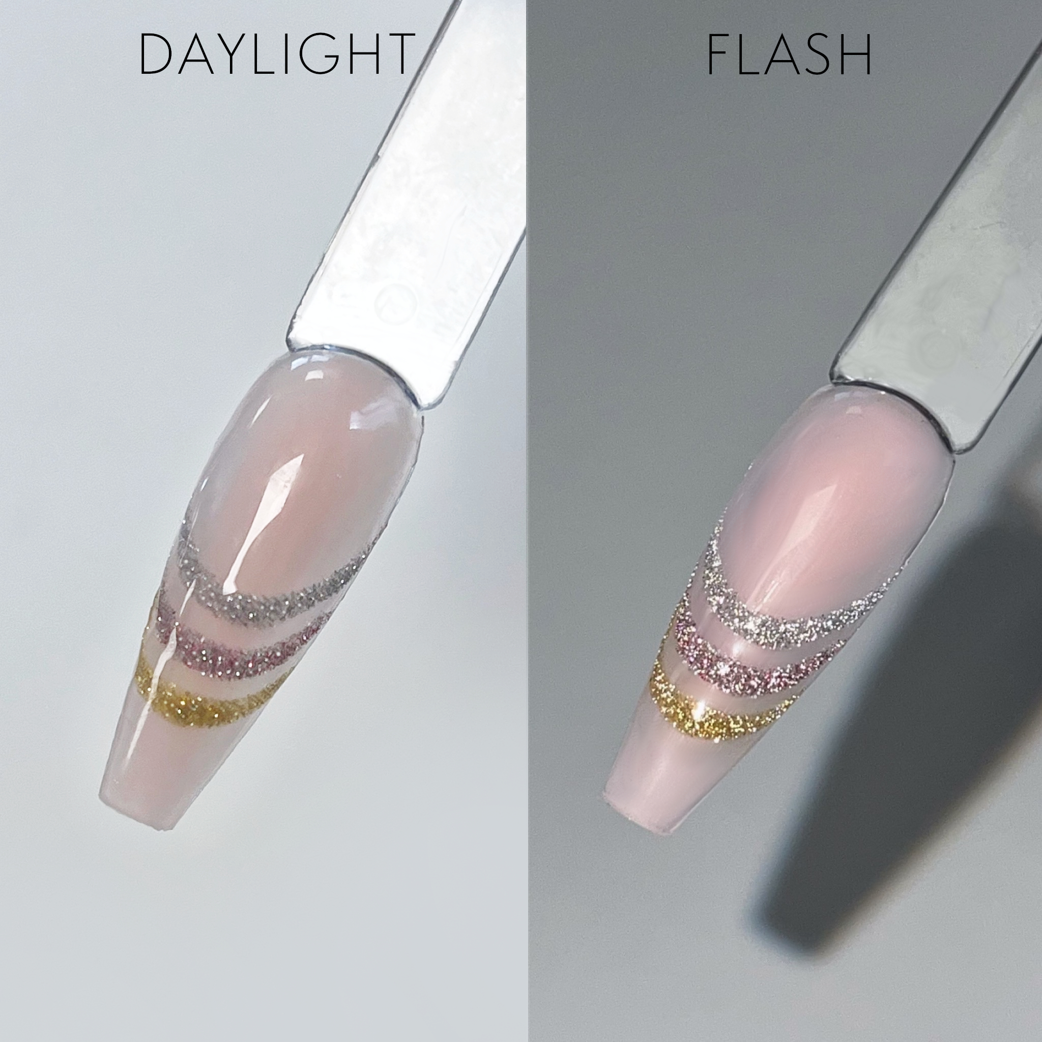 JUSTNAILS Nailart Liner Gel - Flash Gold
