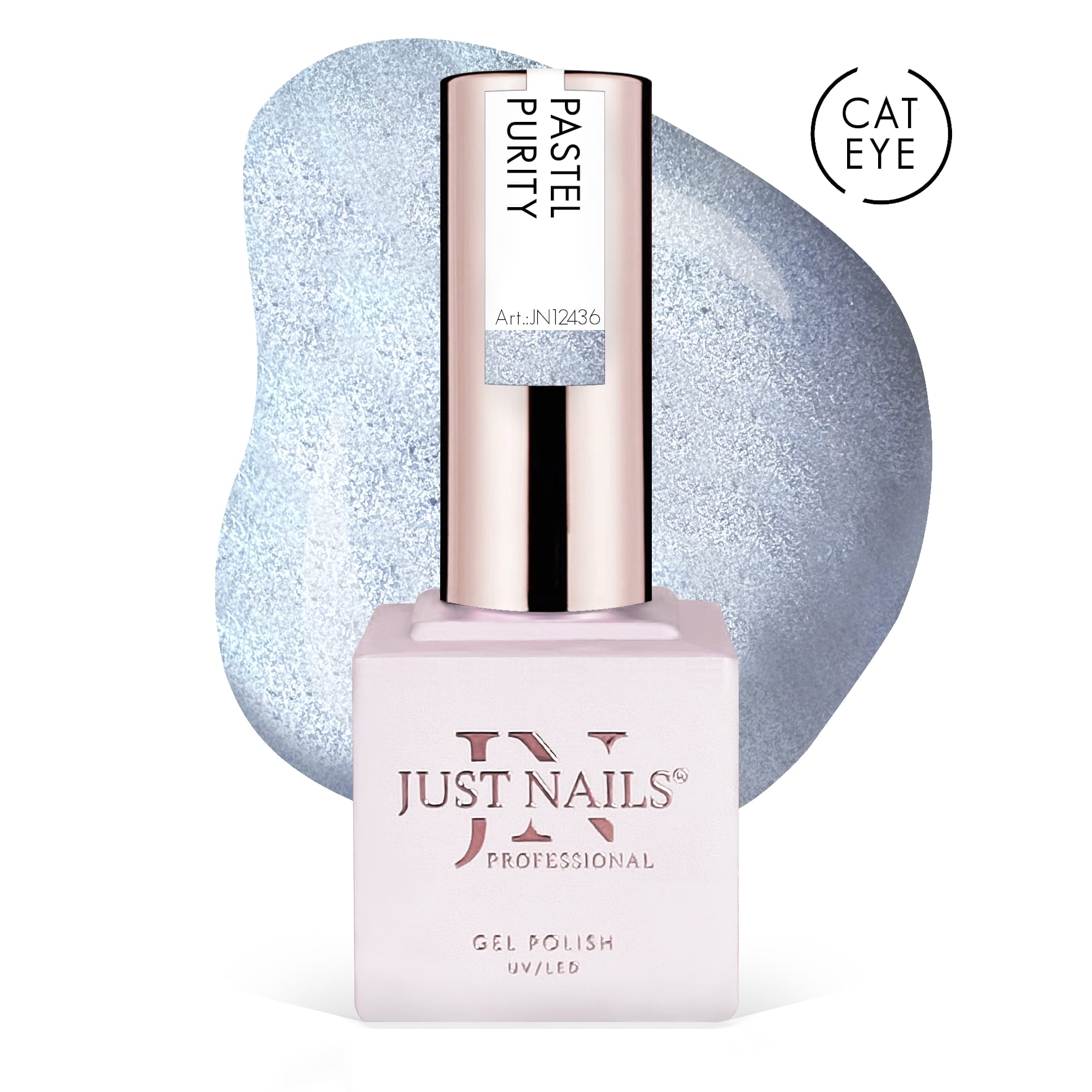 JUSTNAILS Polish Gel 5D Cat Eye  - PASTEL PURITY