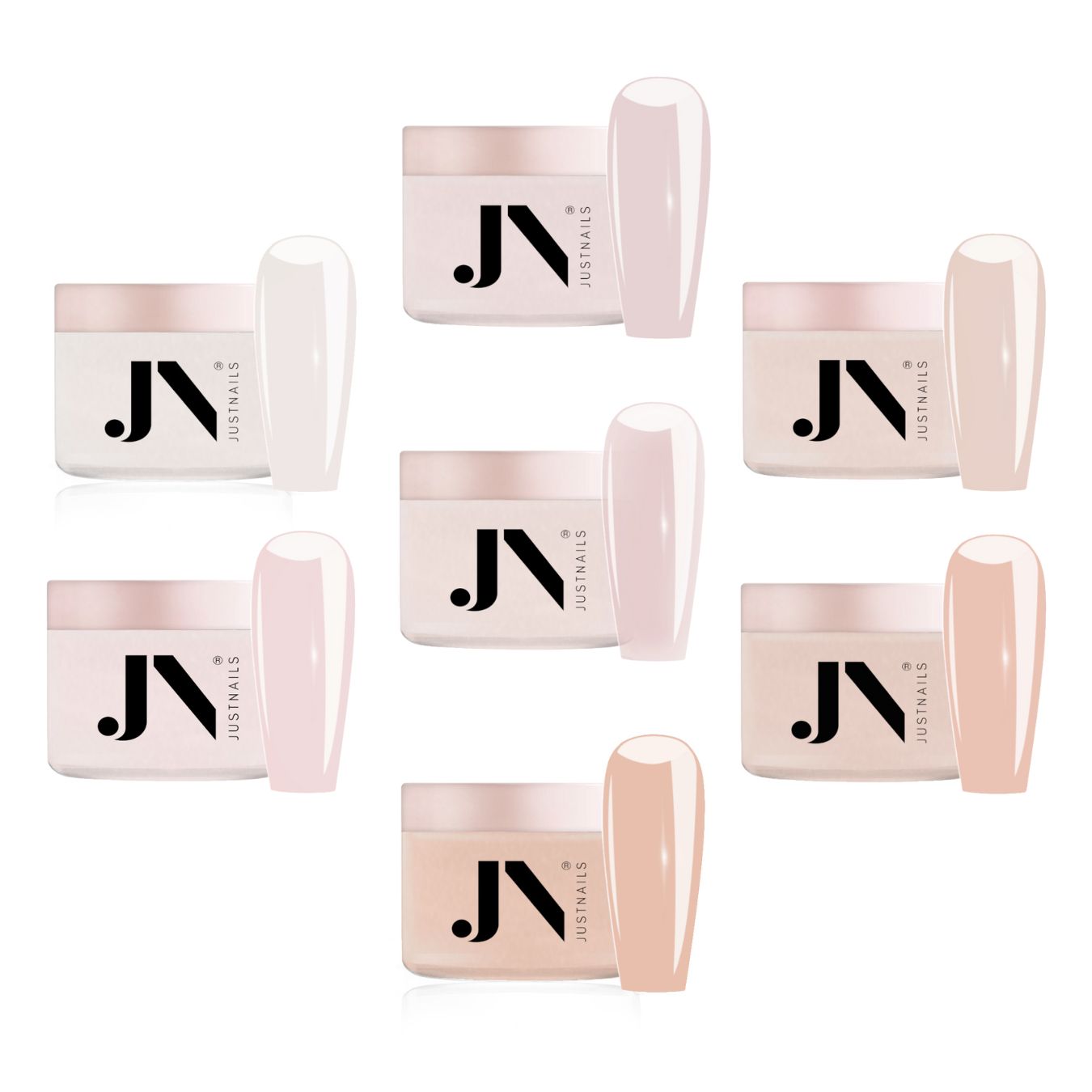 JUSTNAILS Premium Acryl Powder Set - Try me 02  'LIMITED