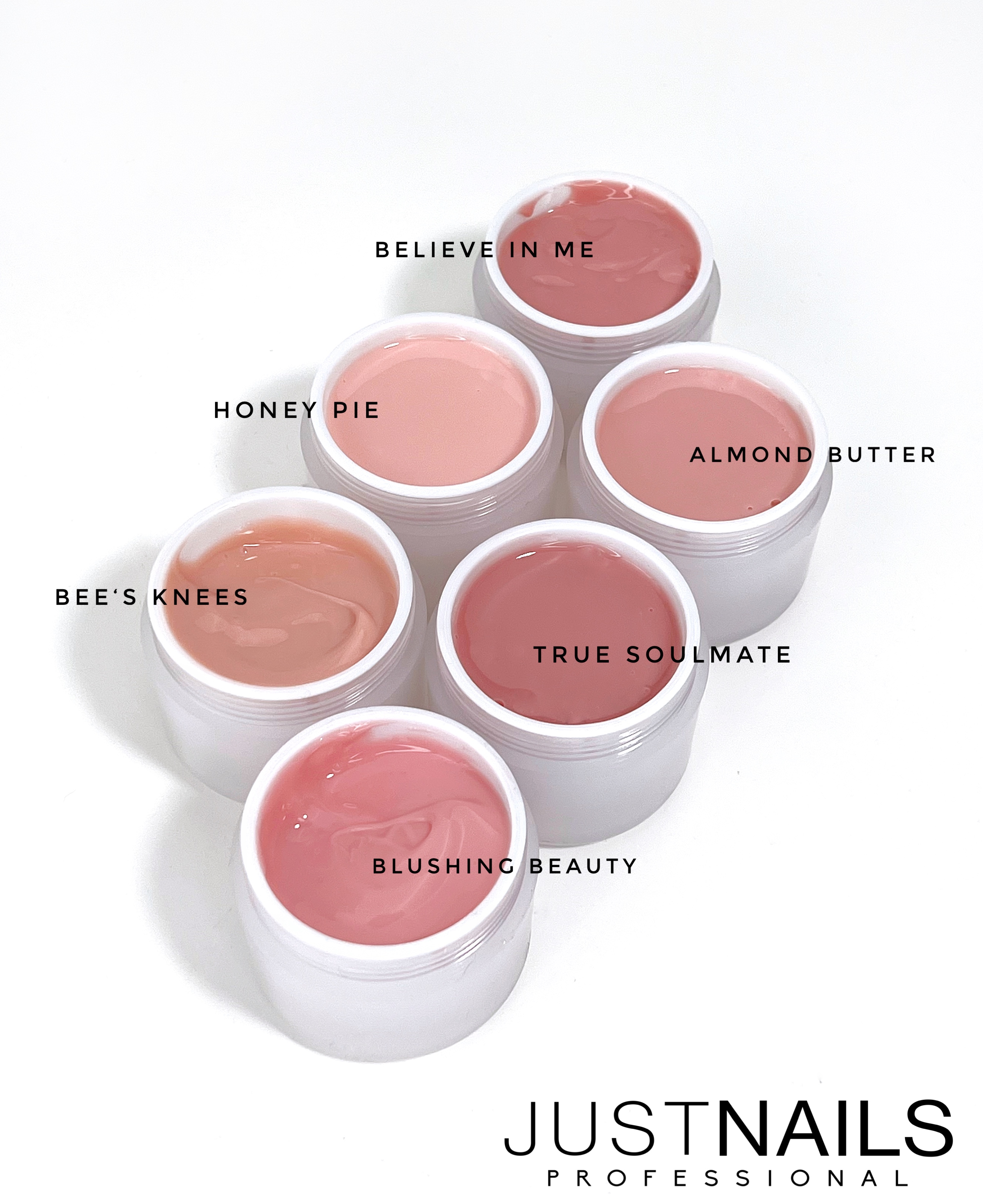JUSTNAILS PRO Honey CREAM Builder  - ALMOND BUTTER