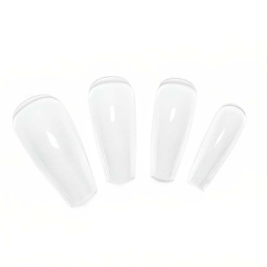 JUST PRESS - Kurze Coffin Fullcover Press On Tips Nails