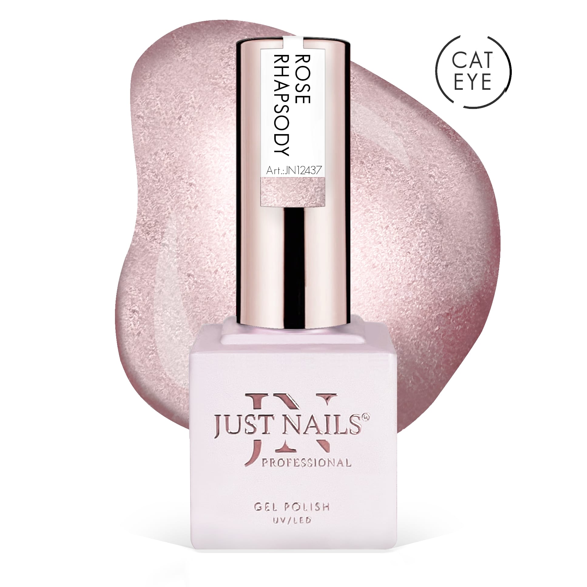 JUSTNAILS Polish Gel 5D Cat Eye  - ROSE RHAPSODY