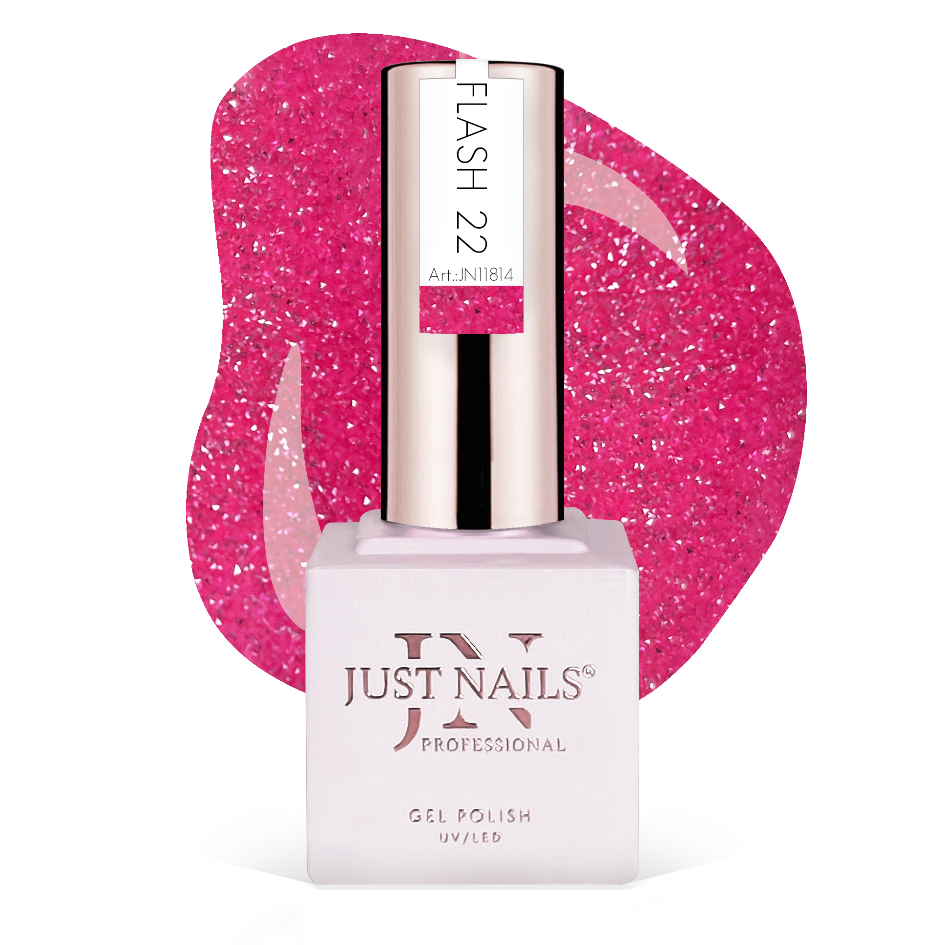 JUSTNAILS Gel Polish Color - Flash Light 22 -  Shellac Soak-off