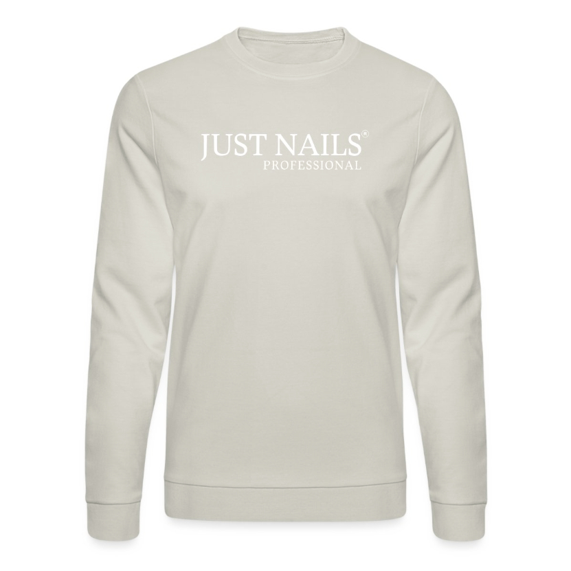 JUSTNAILS Sweatshirt Oversized Light Grey Beige *ABVERKAUF