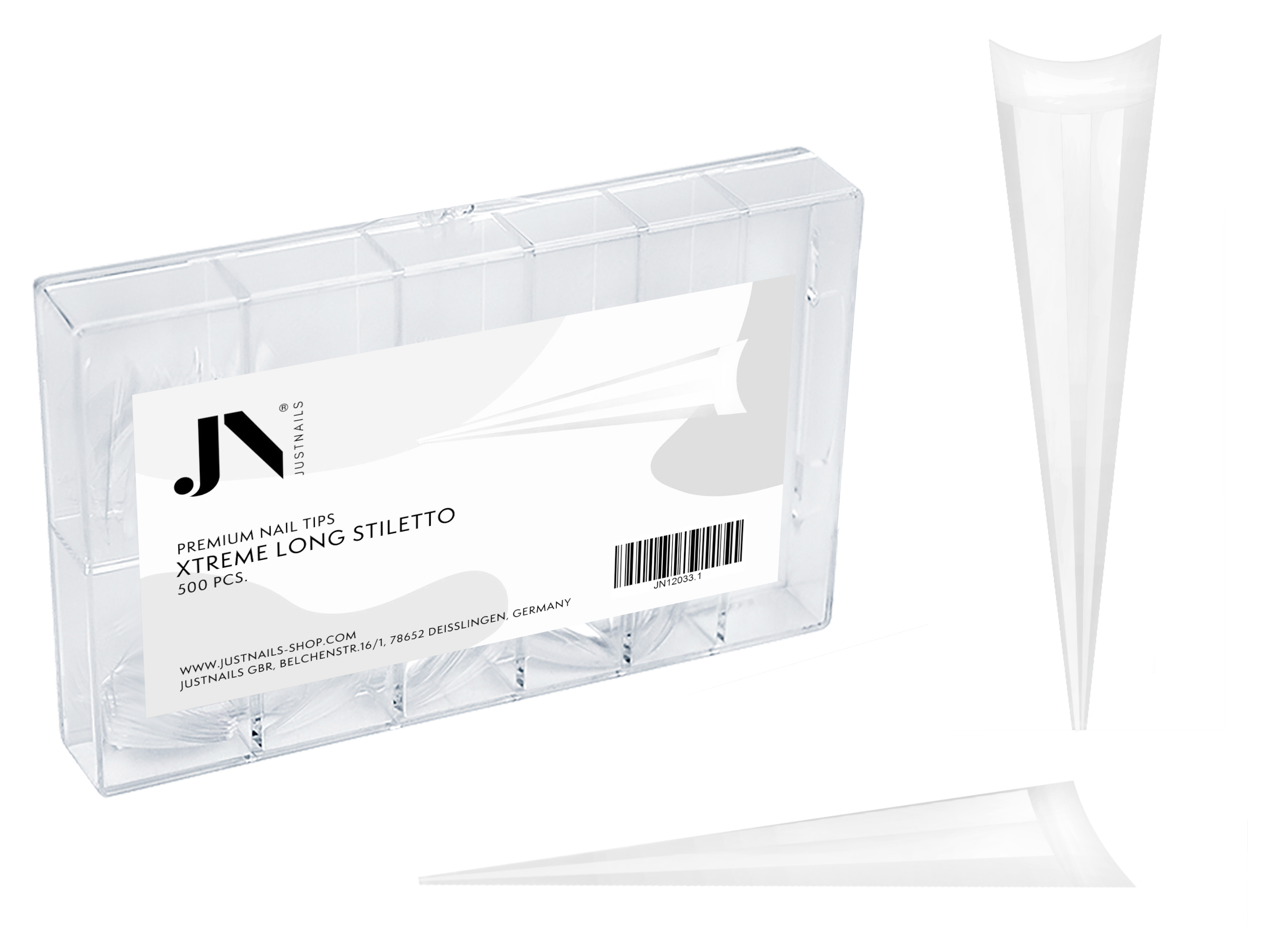 JUSTNAILS Stiletto Tips long - XL