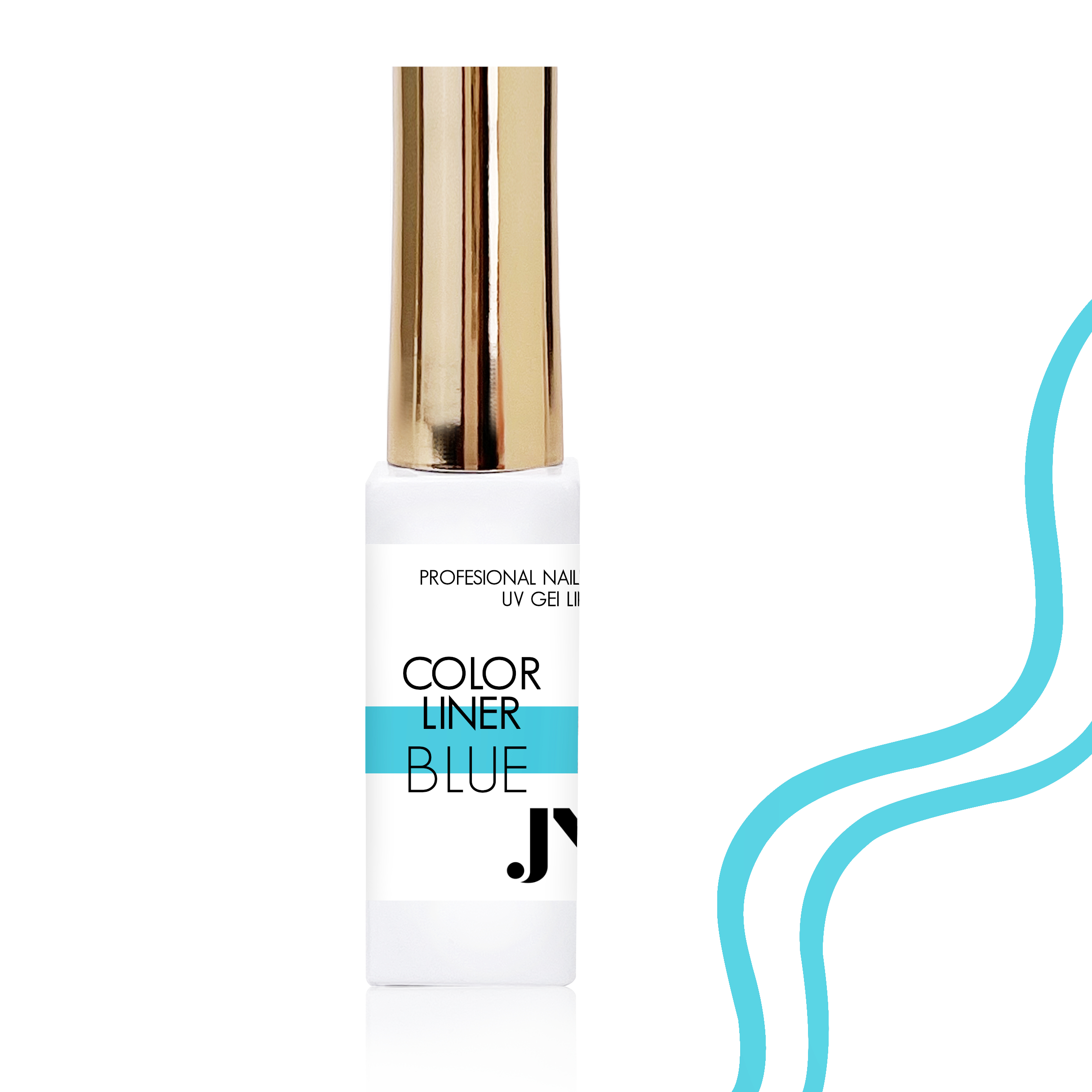 JUSTNAILS Nailart Color Liner Gel - Blue