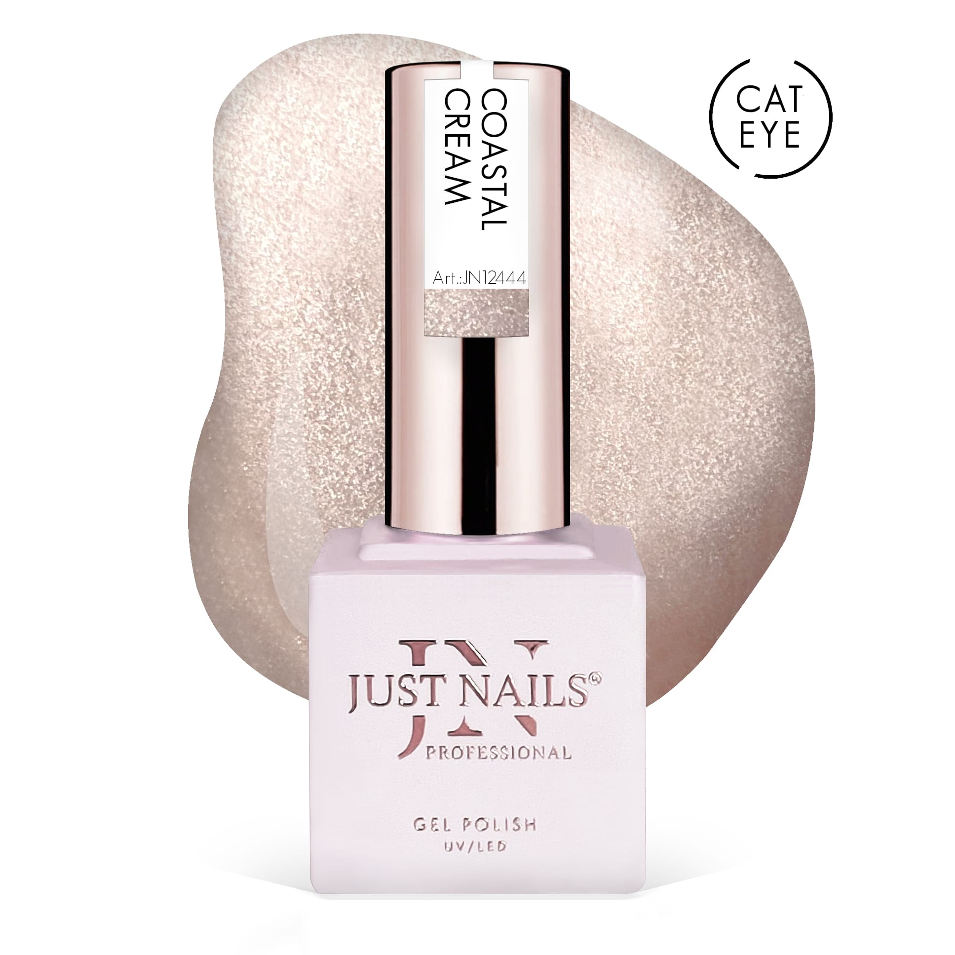 JUSTNAILS Polish Gel 5D Cat Eye  - COASTAL CREAM