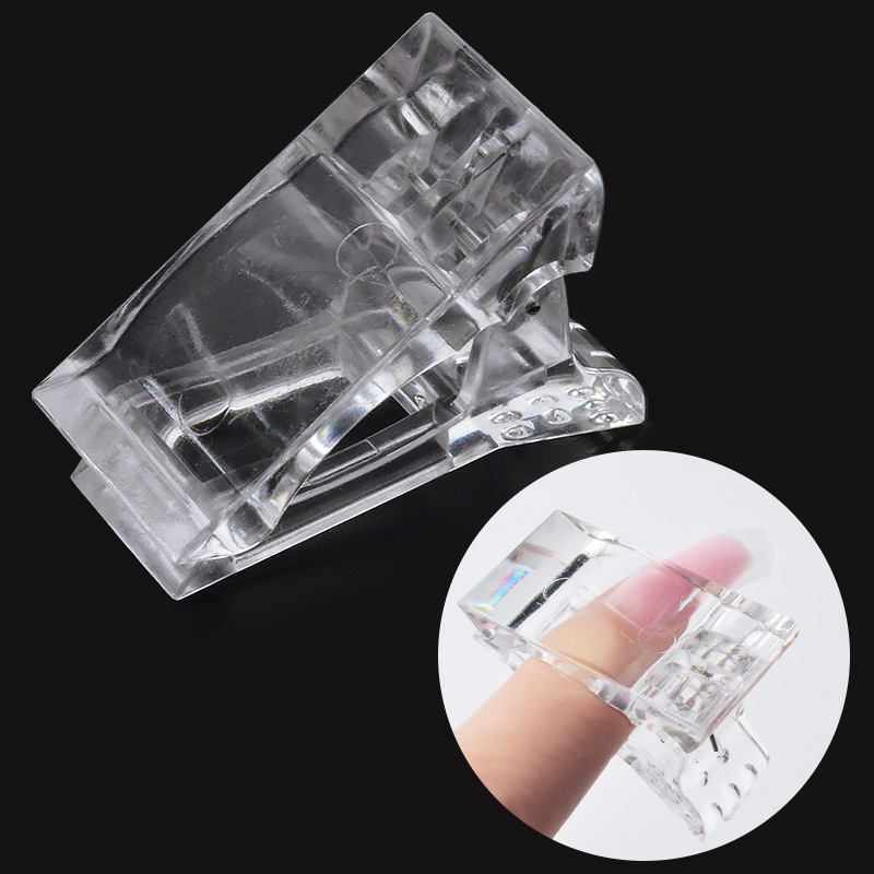 JUSTNAILS Polygel - Clip Halter Zange für Fullcover Tips