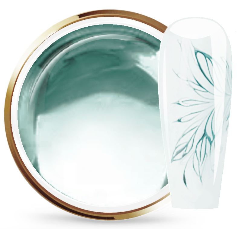 JUSTNAILS Painting MIRROR Gel - Turquoise