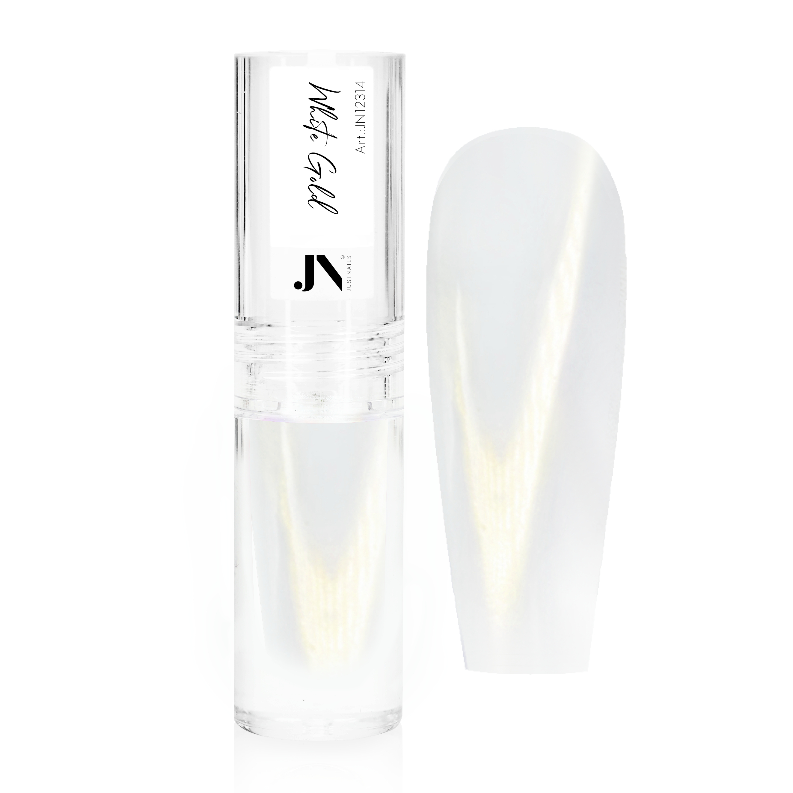 JUSTNAILS NEW Glamour Liquid Powder - White Gold