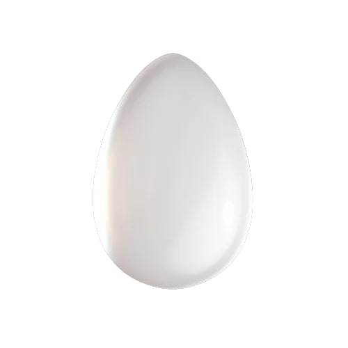LUXINI ® SHAPE Crystal Ceramic Rhinstones High Quality - Cabochon Drop White (6x10mm)