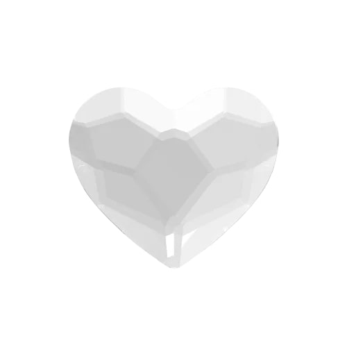 LUXINI ® SHAPE Crystal Glas Rhinstones High Quality - Mini Heart Crystal (3x4mm)