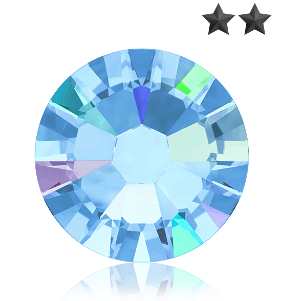Kristall Rhinstones High Quality -  Aquamarine AB