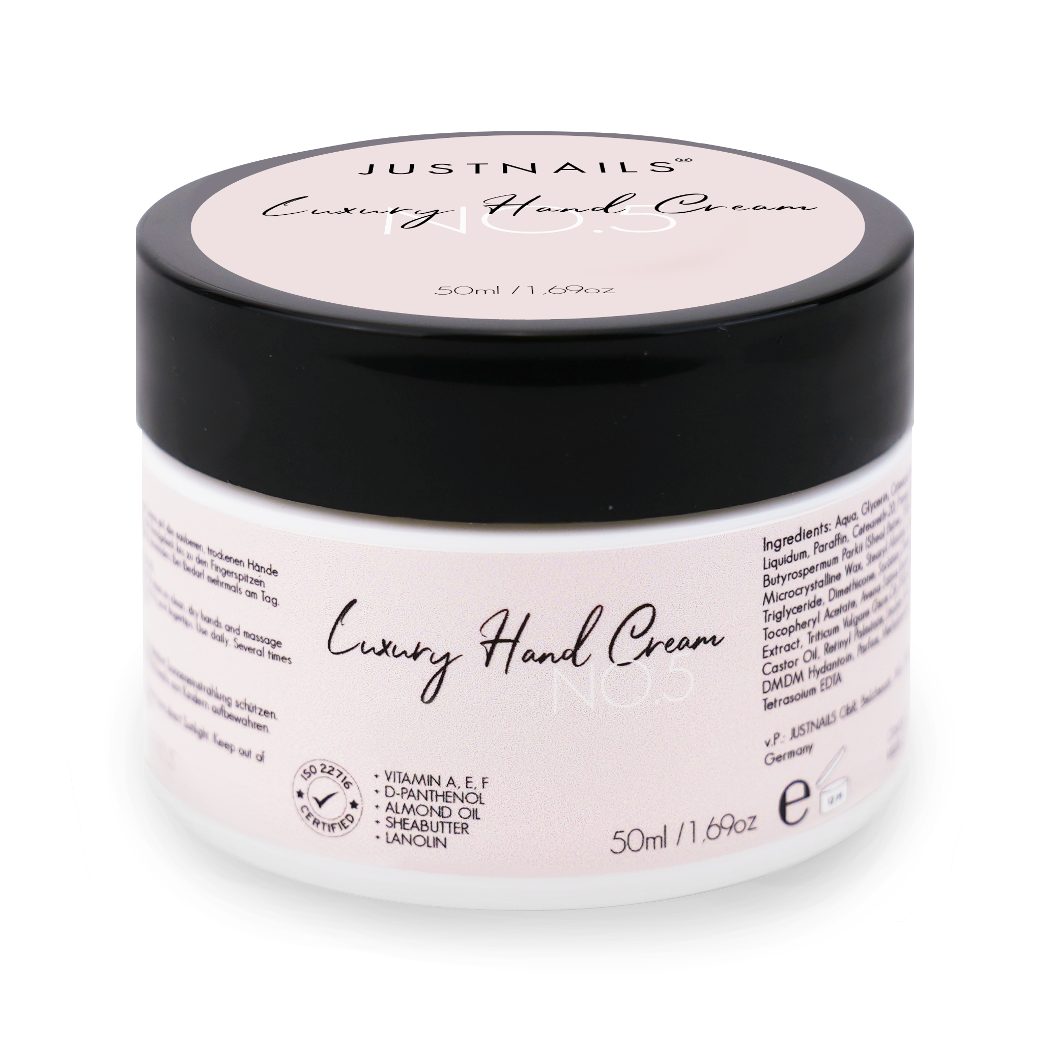 JUSTNAILS Professional Hand & Nail Care Cream - No.7 DOSE