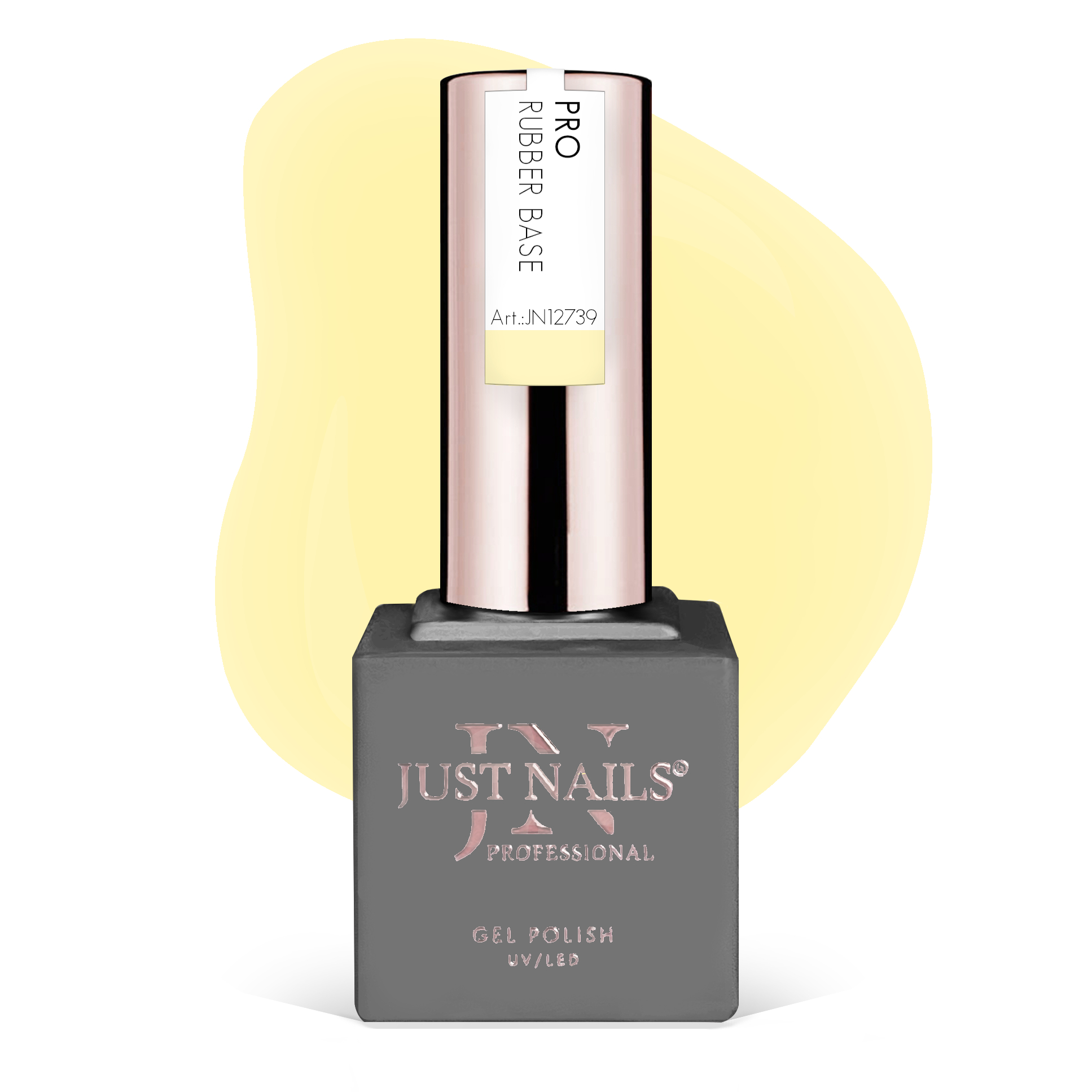 JUSTNAILS Pro Rubber Builder - DANDELION -  Shellac Hybrid Soak-off