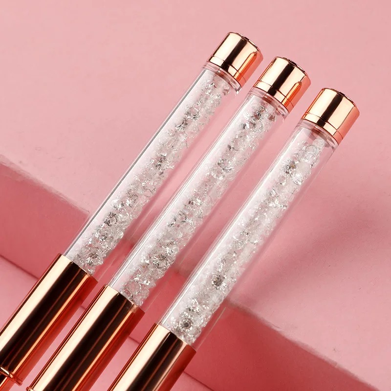 JUSTNAILS Premium Luminous Nailart Pinsel Rosé  Gr.3 12mm