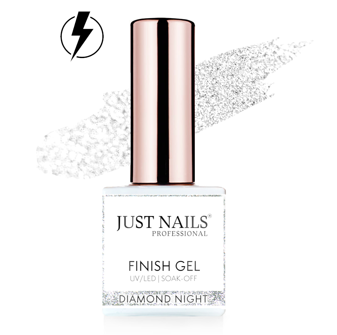 JUSTNAILS Finish Gel - Flash Diamond Night