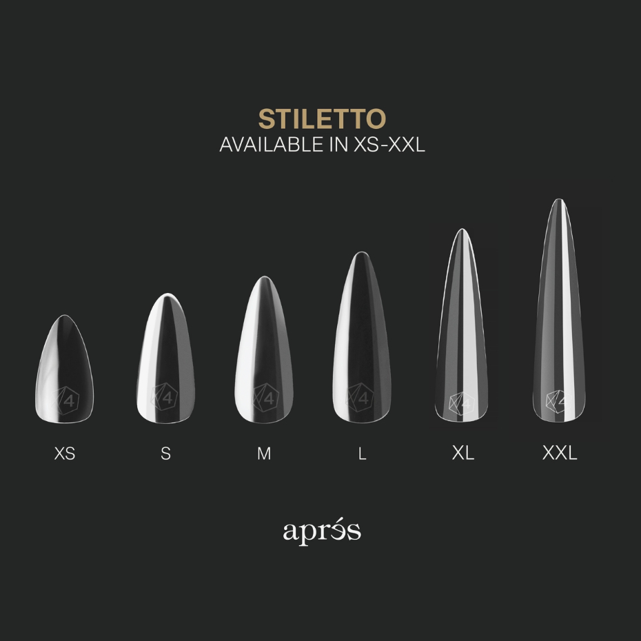 Gel-X® Tips Box 600pcs - Natural Stiletto Extra Short