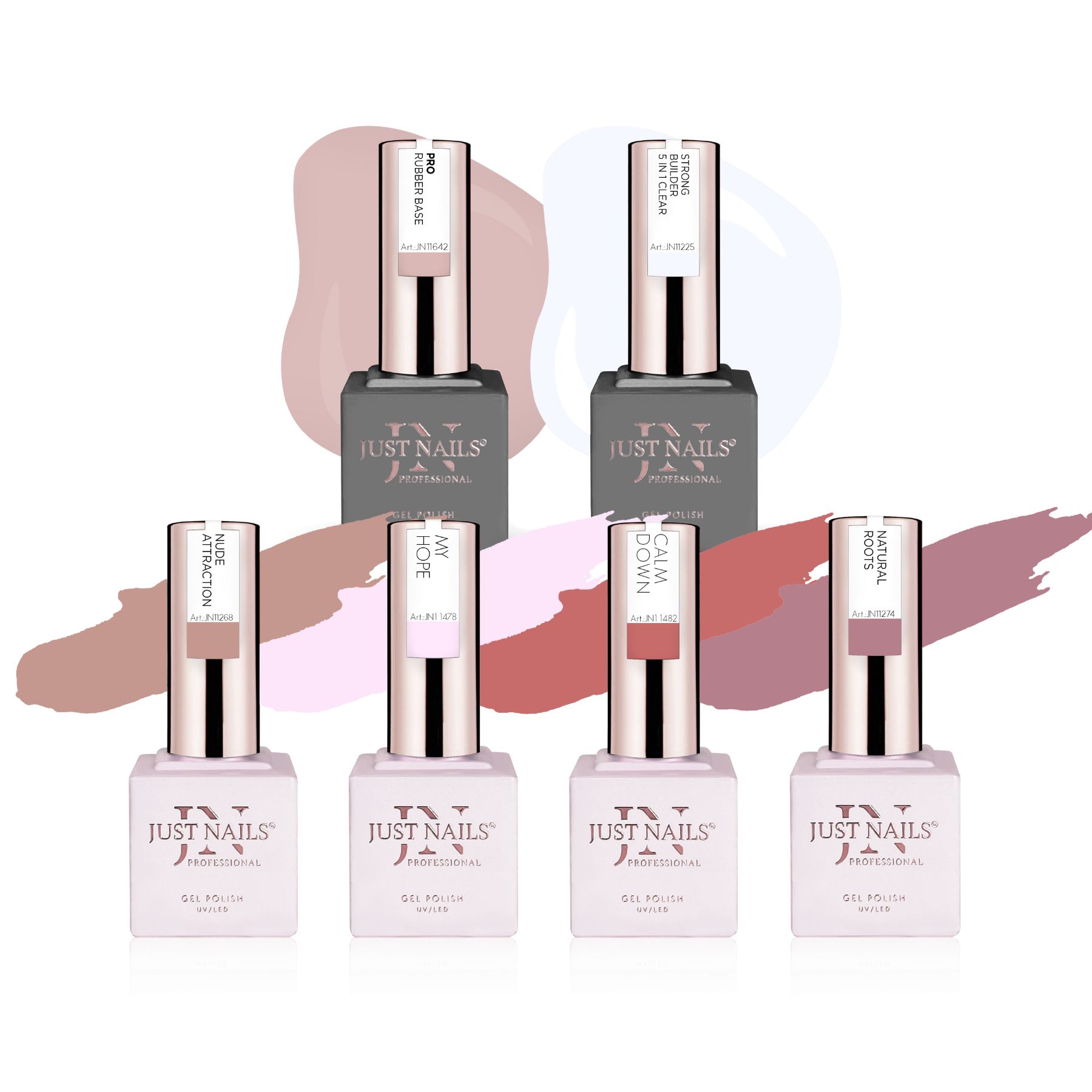 JUSTNAILS Professional Shellac Set 01