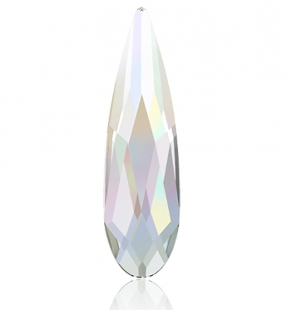 Kristall Glas Steinchen High Quality -  Raindrop Crystal AB groß