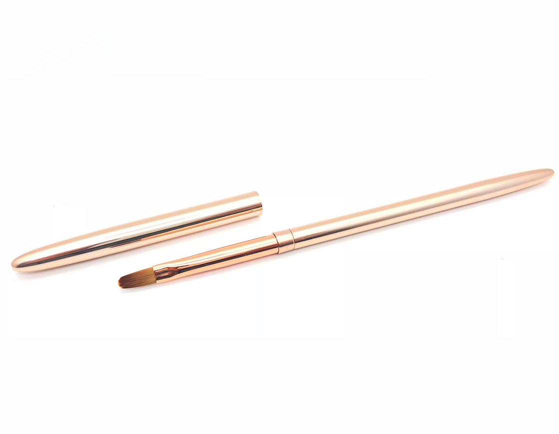 JUSTNAILS Premium Pinsel Katzenzunge  Gr.6 Rose